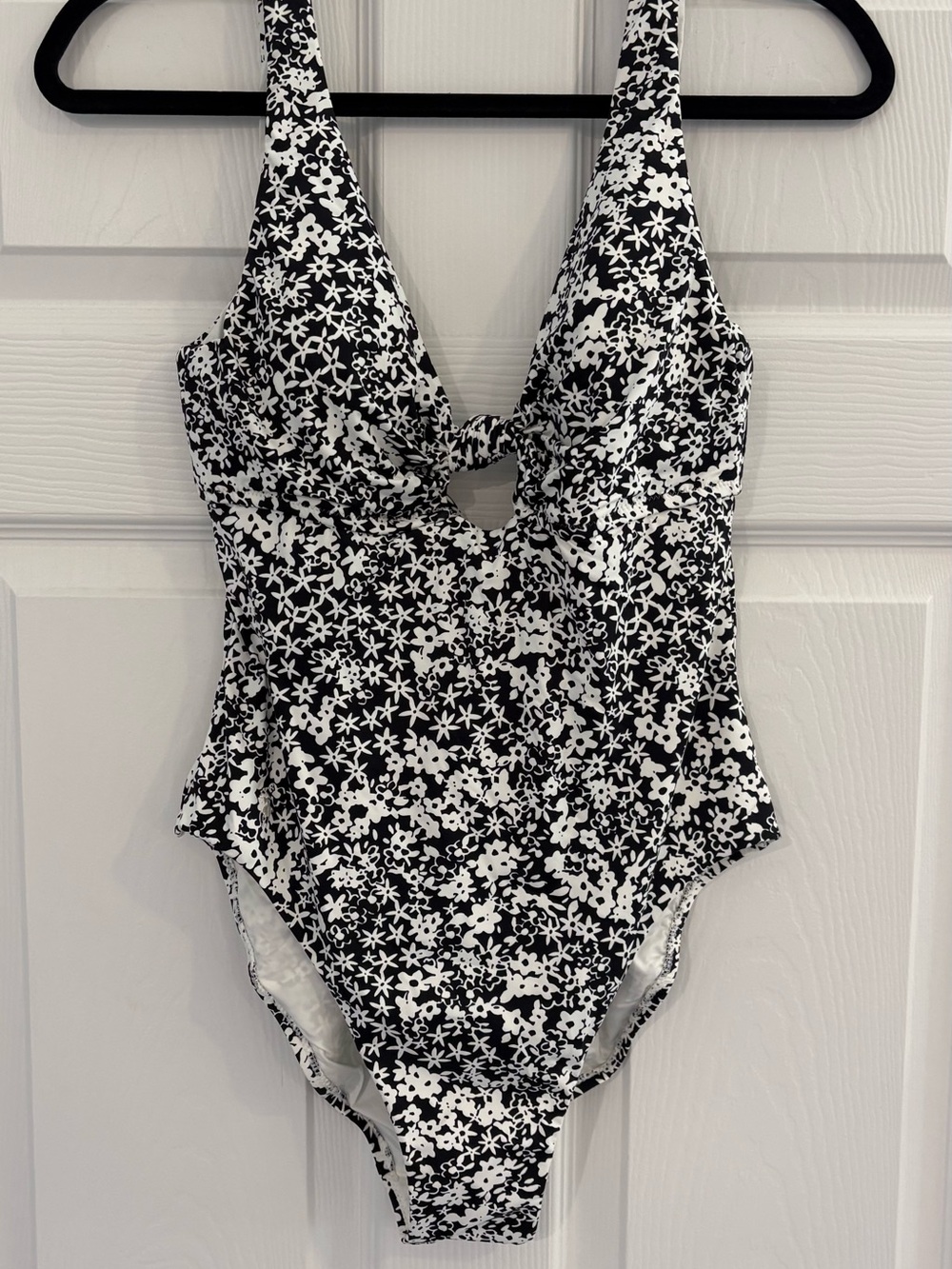Polo by Ralph Lauren Black & White Floral Kids One-Piece Swimsuit